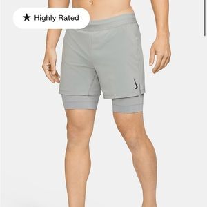 NWOT Nike Yoga Men’s 2-in-1 Shorts - Size S